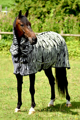 JHL Essential Zebra print fly rug COMBO